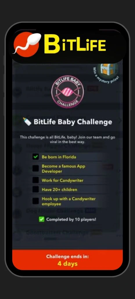 Baby challenge | bitlife